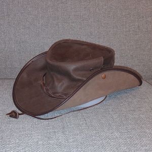 Firm Final price!*Leather Outback hat(XL)